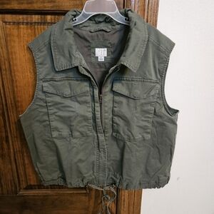 a new day Olive Green Sleeveless Vest
